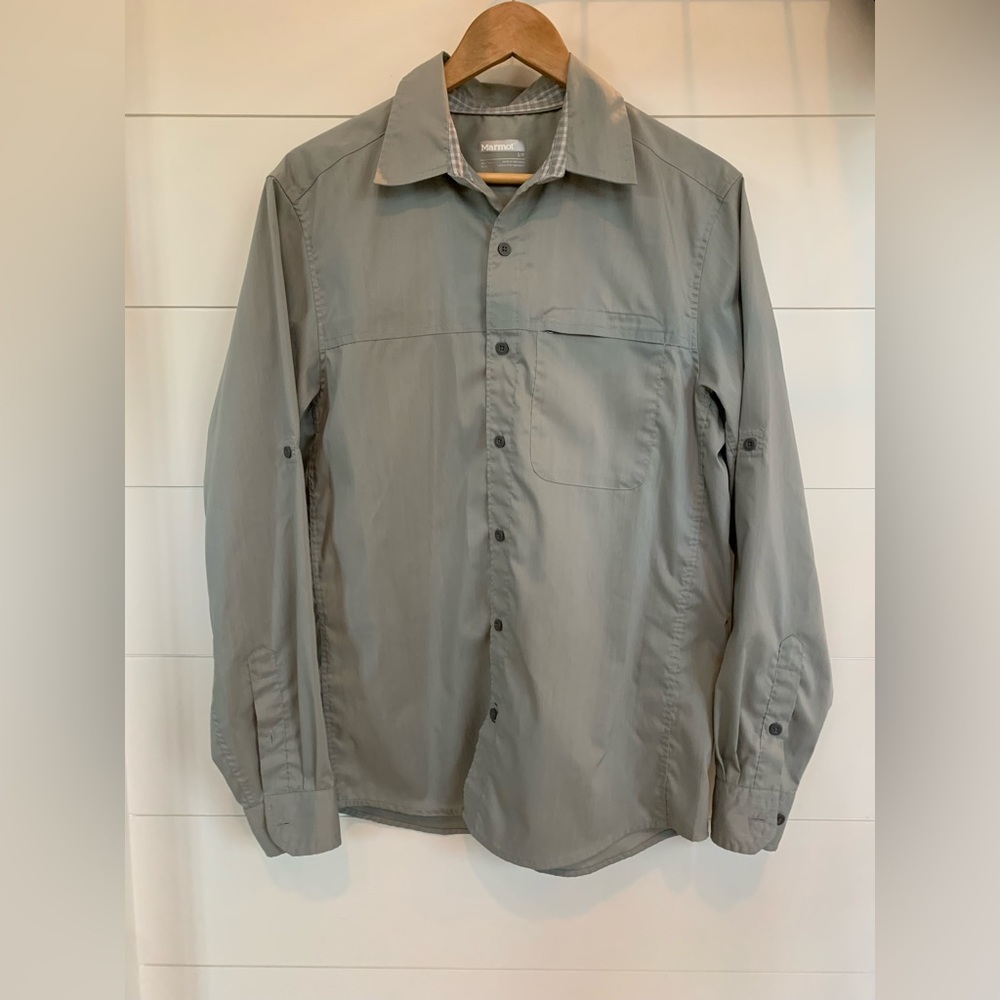 Marmot Hiking Shirt Men's Button Down Small
